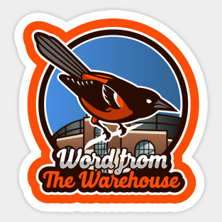 Word From the Warehouse Sticker